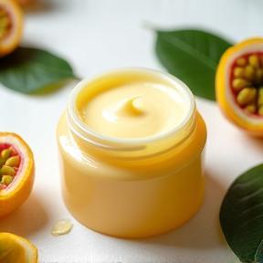 Creme corporal artesanal de maracujá